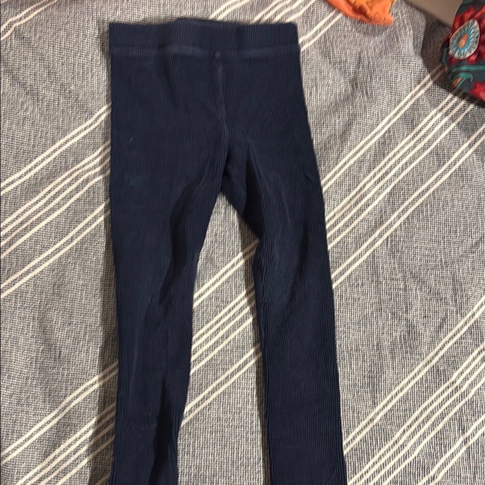 Crewcuts Deep Blue Textured leggings